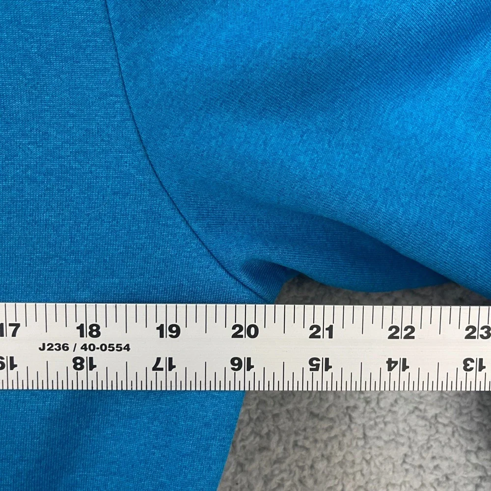 The North Face Half Dome Pullover Hoodie Mens Medium Blue Logo Pullover‎ Fleece